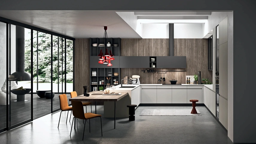 Cucina Moderna Line Moderno 19 di Astra
