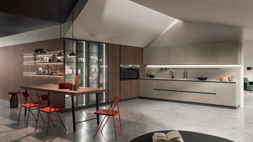 Cucina Moderna angolare Twenty Moderno 07 di Astra