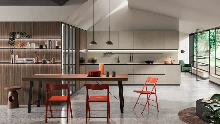 Cucina Moderna angolare Twenty Moderno 07 di Astra