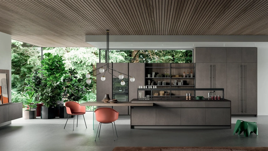 Cucina Moderna con isola Twenty Moderno 09 di Astra