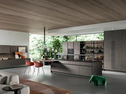 Cucina Moderna con isola Twenty Moderno 09 di Astra