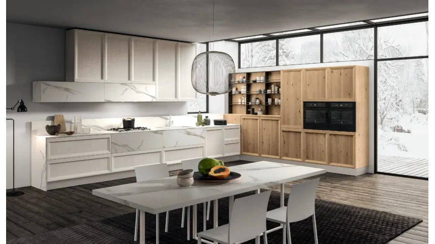 Cucina Moderna angolare Atelier Contemporaneo 02 di Astra