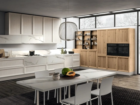 Cucina Moderna angolare Atelier Contemporaneo 03 di Astra