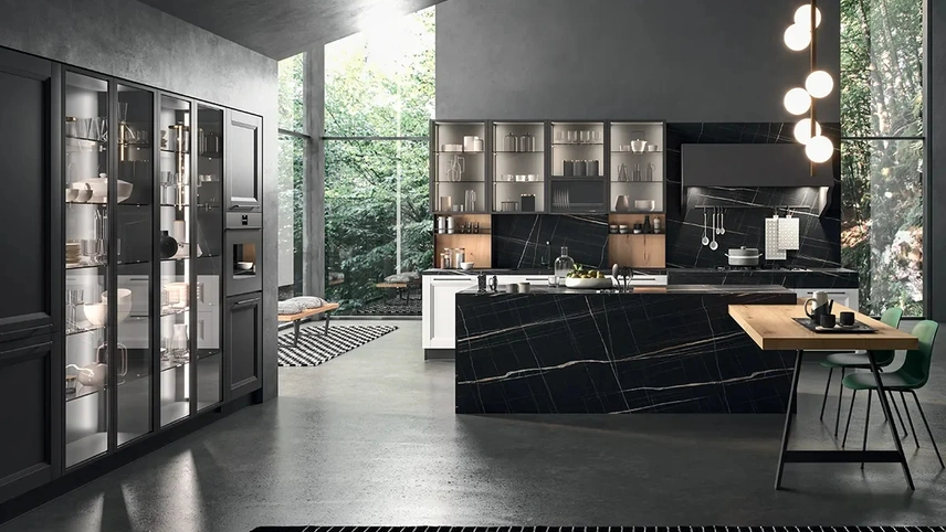 Cucina Moderna con isola Ego Contemporaneo 06 di Astra
