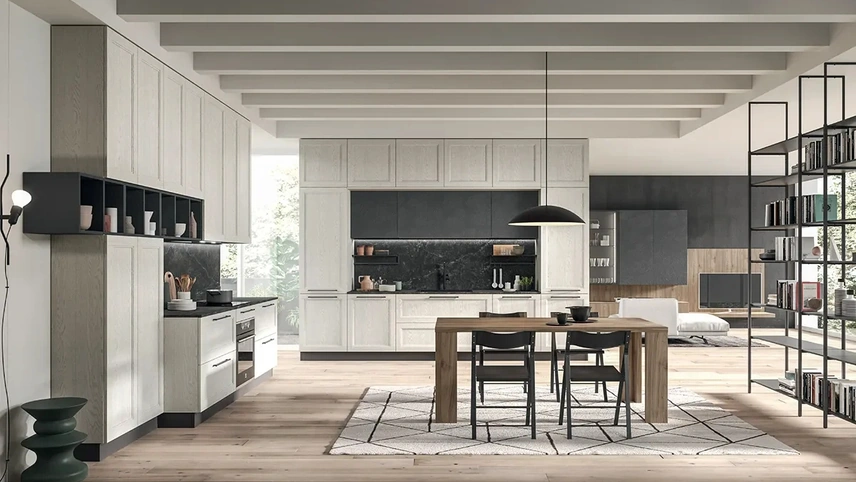 Cucina Moderna angolare Old Line Contemporaneo 07 di Astra