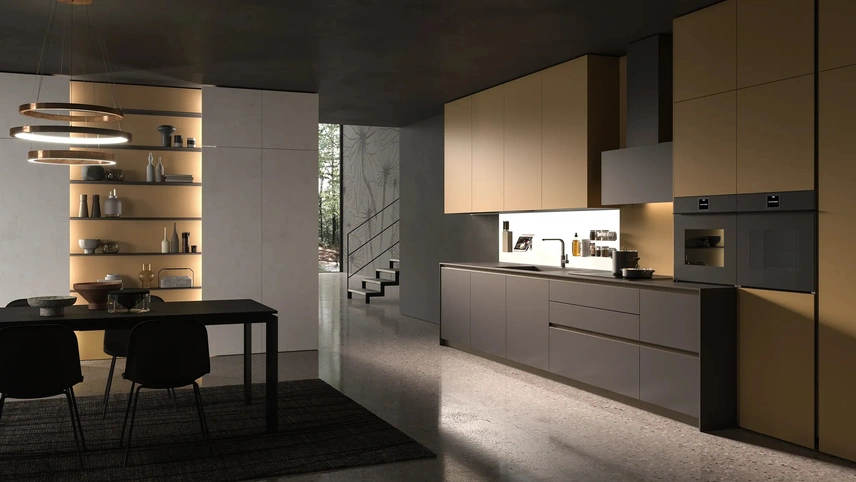 Cucina Moderna lineare SP-22 Moderno 02 di Astra