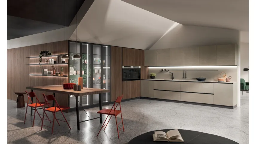 Cucina Moderna angolare Twenty Moderno 05 di Astra