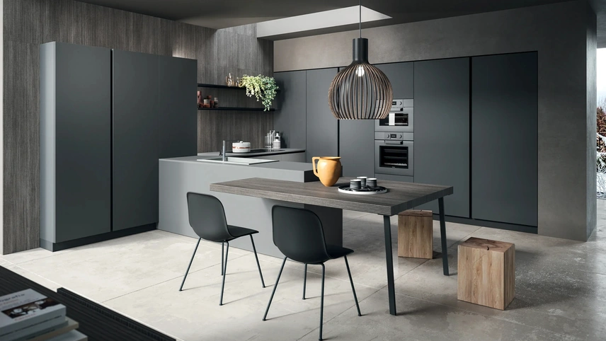 Cucina Moderna con penisola Twenty Moderno 11 di Astra