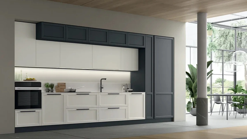 Cucina lineare su misura Cuvée Moderno 03 di Astra