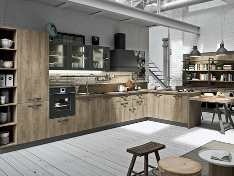Cucina su misura SP-22 Industrial 02 di Astra