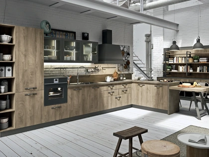 Cucina su misura SP-22 Industrial 02 di Astra